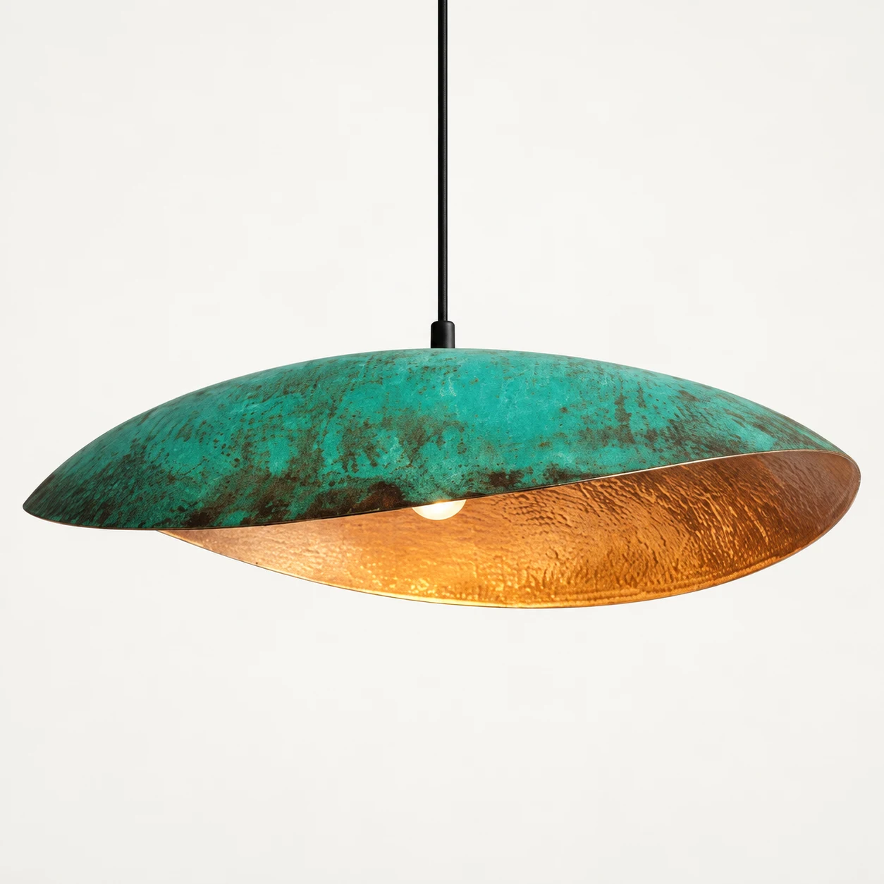 Brise d’Essaouira — verdigris exterior and hammered brass interior
