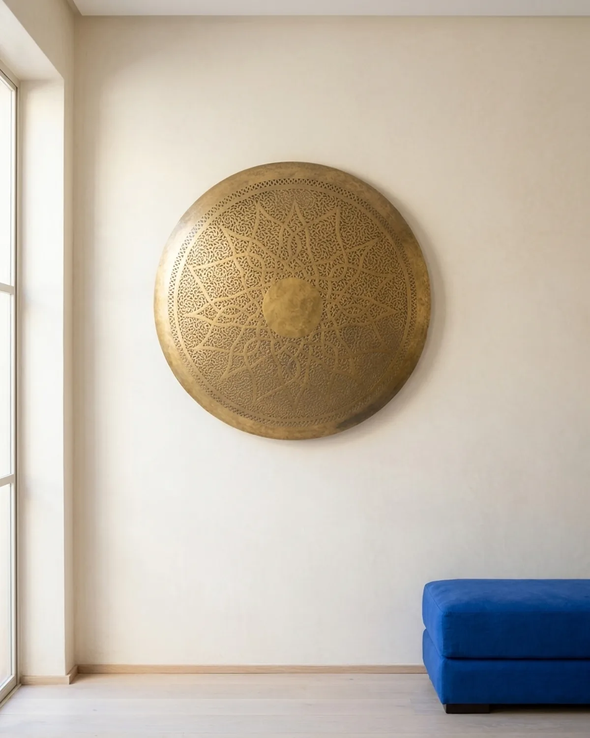 dinandier plateau — copper coffee table